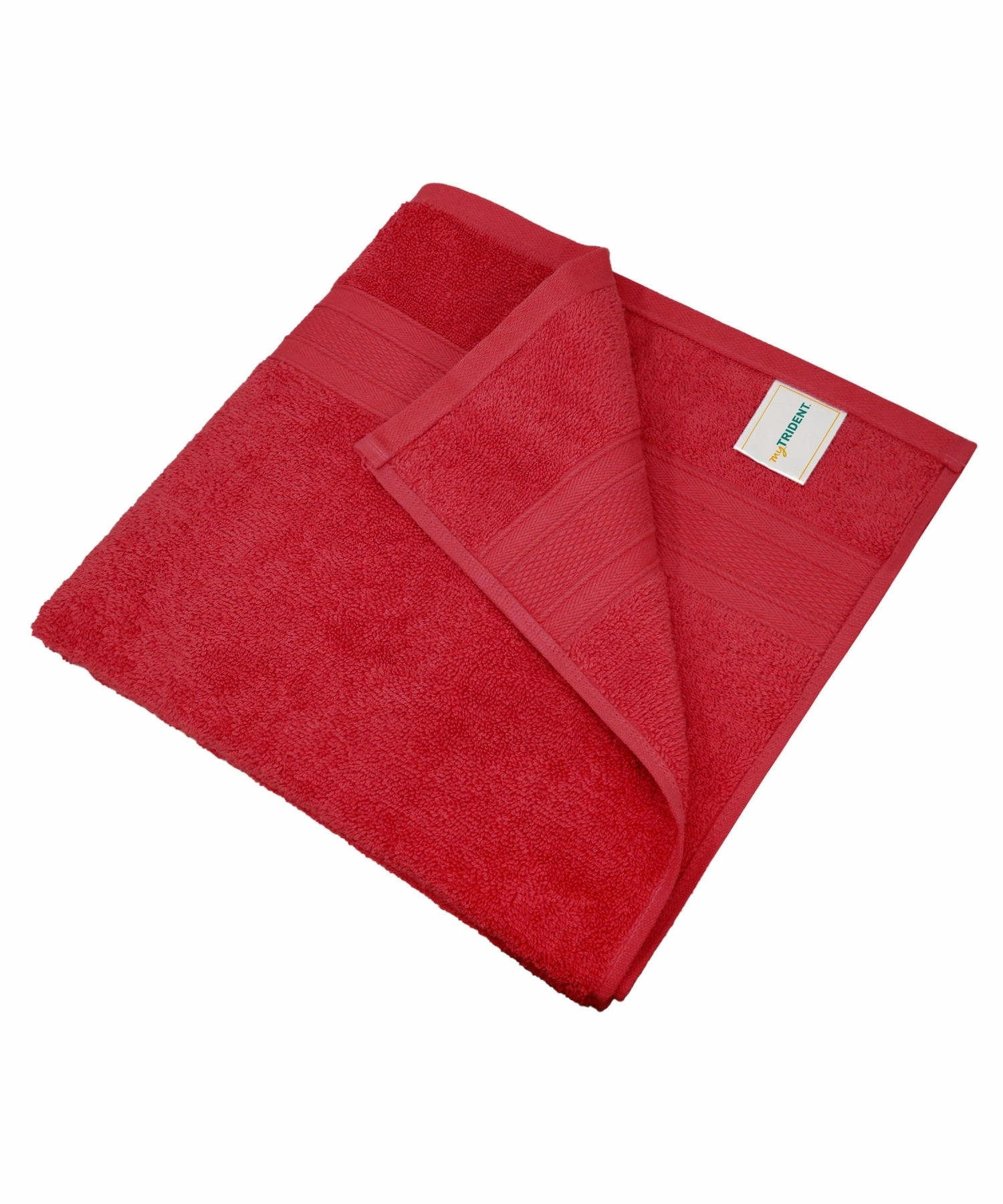 Soft Comfort Crimson Air Rich Technology 2Pc Bath Towel, 100% Cotton, 509 GSM, Red
