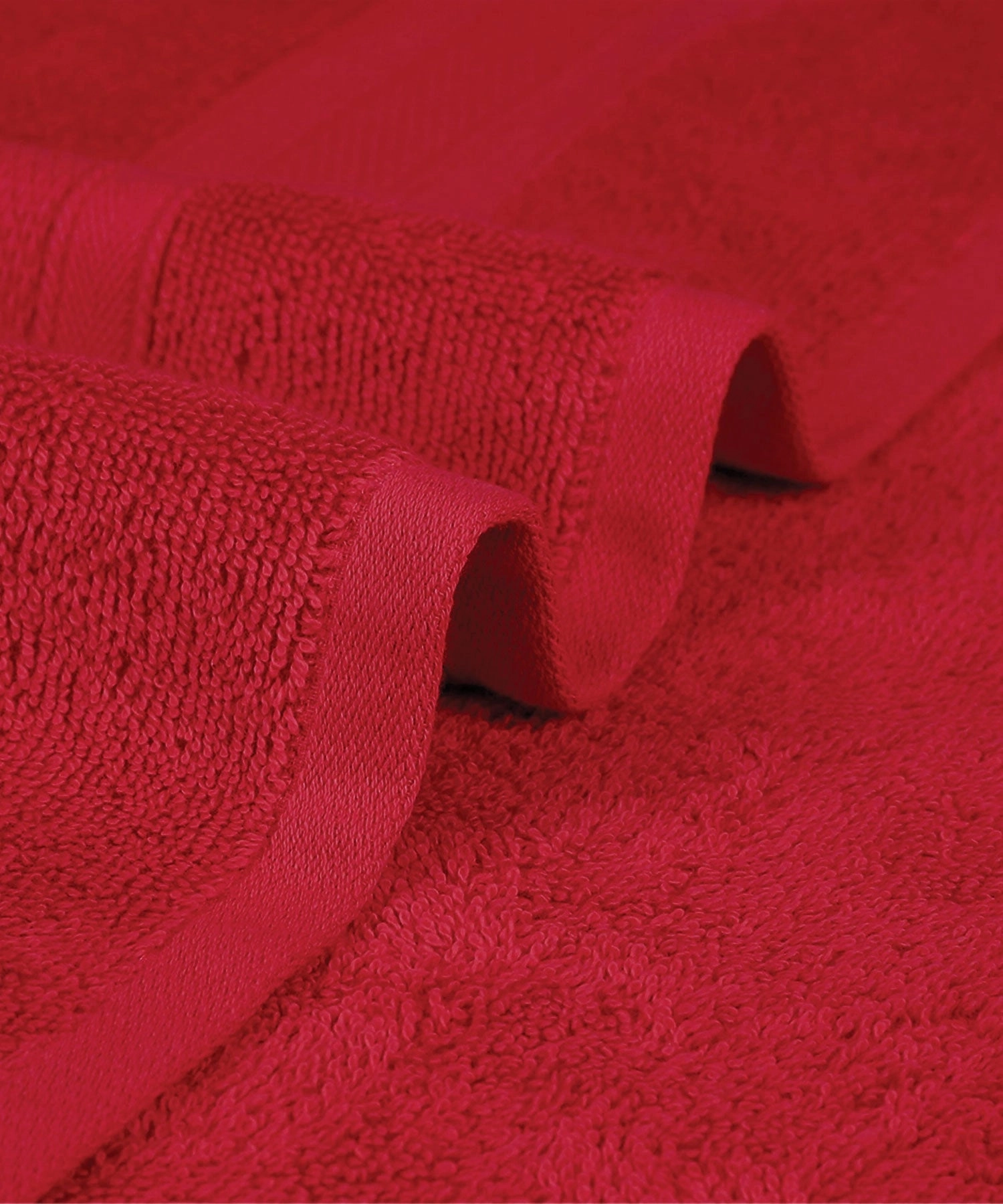 Soft Comfort Crimson Air Rich Technology Bath Towel, 100% Cotton, 509 GSM, Red
