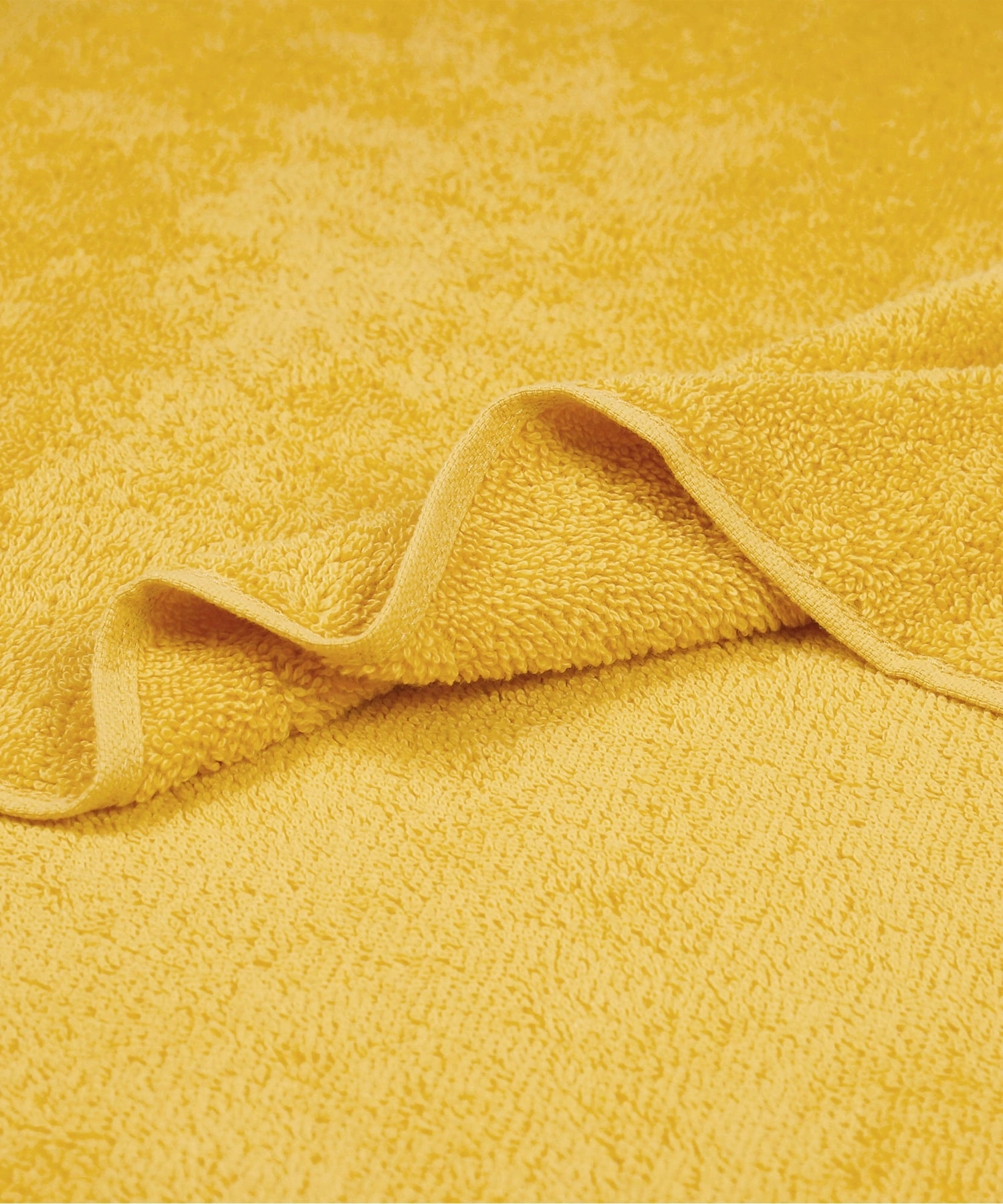 Soft Comfort Mustard Yellow Air Rich Technology Bath Towel, 100% Cotton, 509 GSM, Yellow