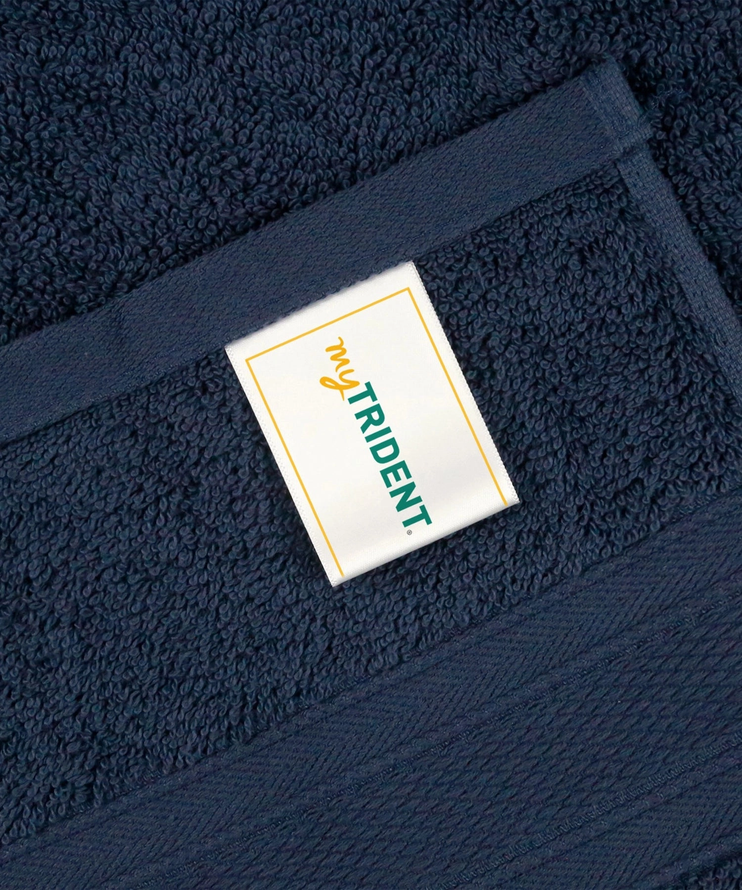 Soft Comfort Navy Air Rich Technology Bath Towel, 100% Cotton, 509 GSM, Blue