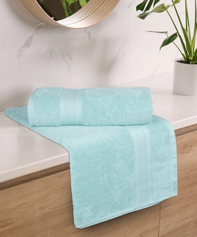 Soft Comfort Nile Blue Air Rich Technology 2Pc Bath Towel, 100% Cotton, 509 GSM, Blue bath towels,soft towels,bathroom textiles