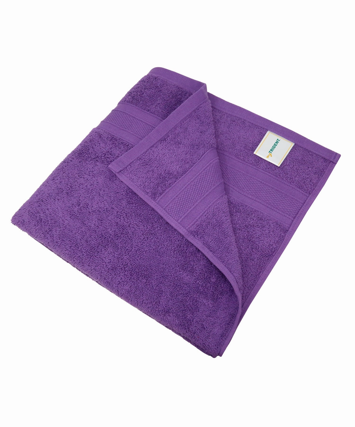 Soft Comfort Plum Air Rich Technology 2Pc Bath Towel, 100% Cotton, 509 GSM, Purple