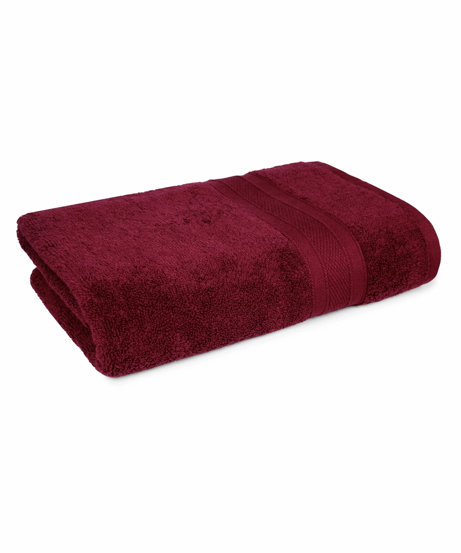 Soft Comfort Red Wine Air Rich Technology Bath Towel, 100% Cotton, 509 GSM, Red Wine