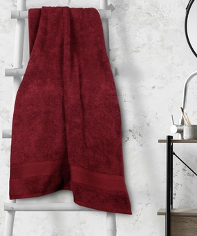 Soft Comfort Red Wine Air Rich Technology Bath Towel, 100% Cotton, 509 GSM, Red Wine bath towels,soft towels,bathroom textiles