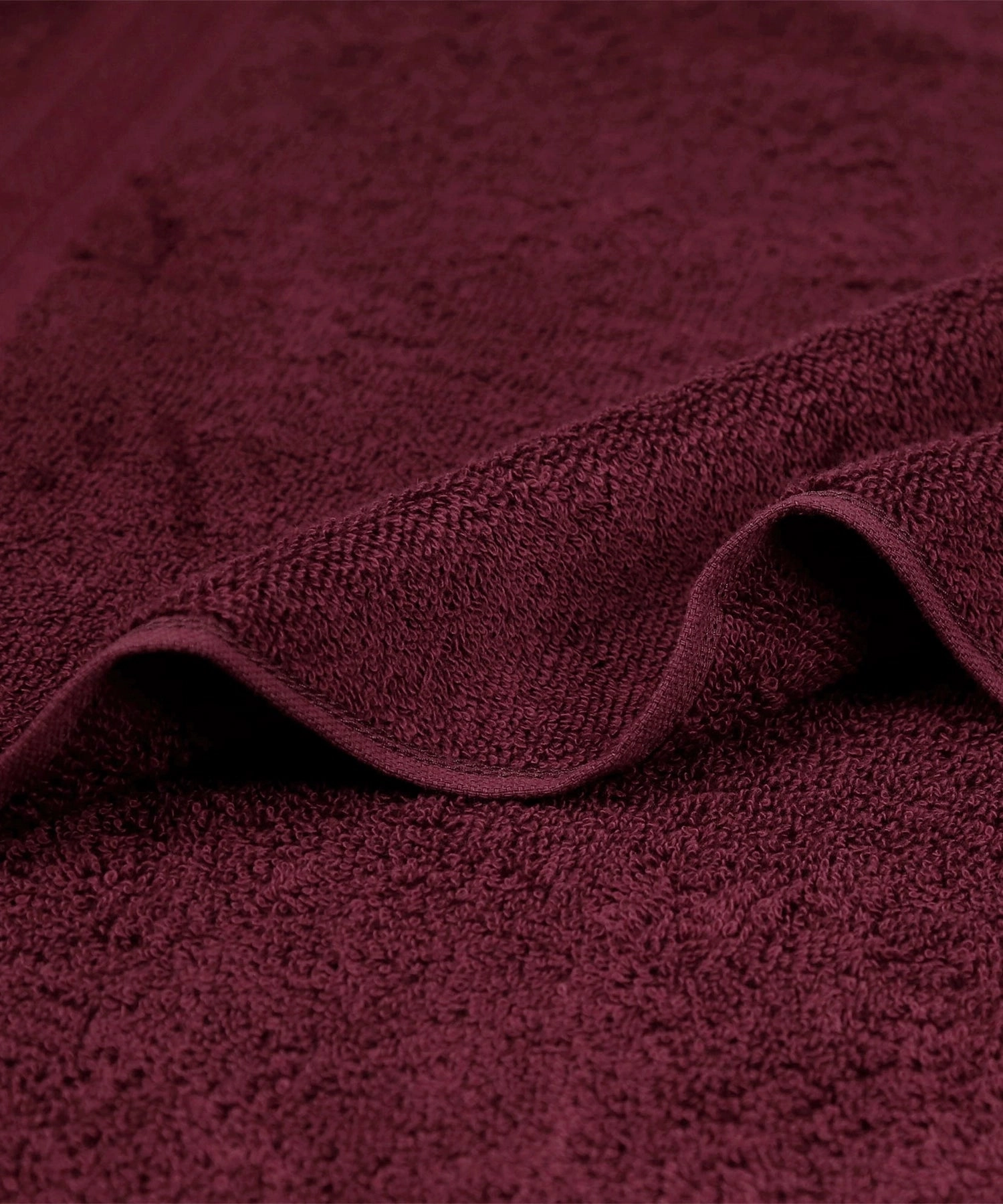 Soft Comfort Red Wine Air Rich Technology Bath Towel, 100% Cotton, 509 GSM, Red Wine