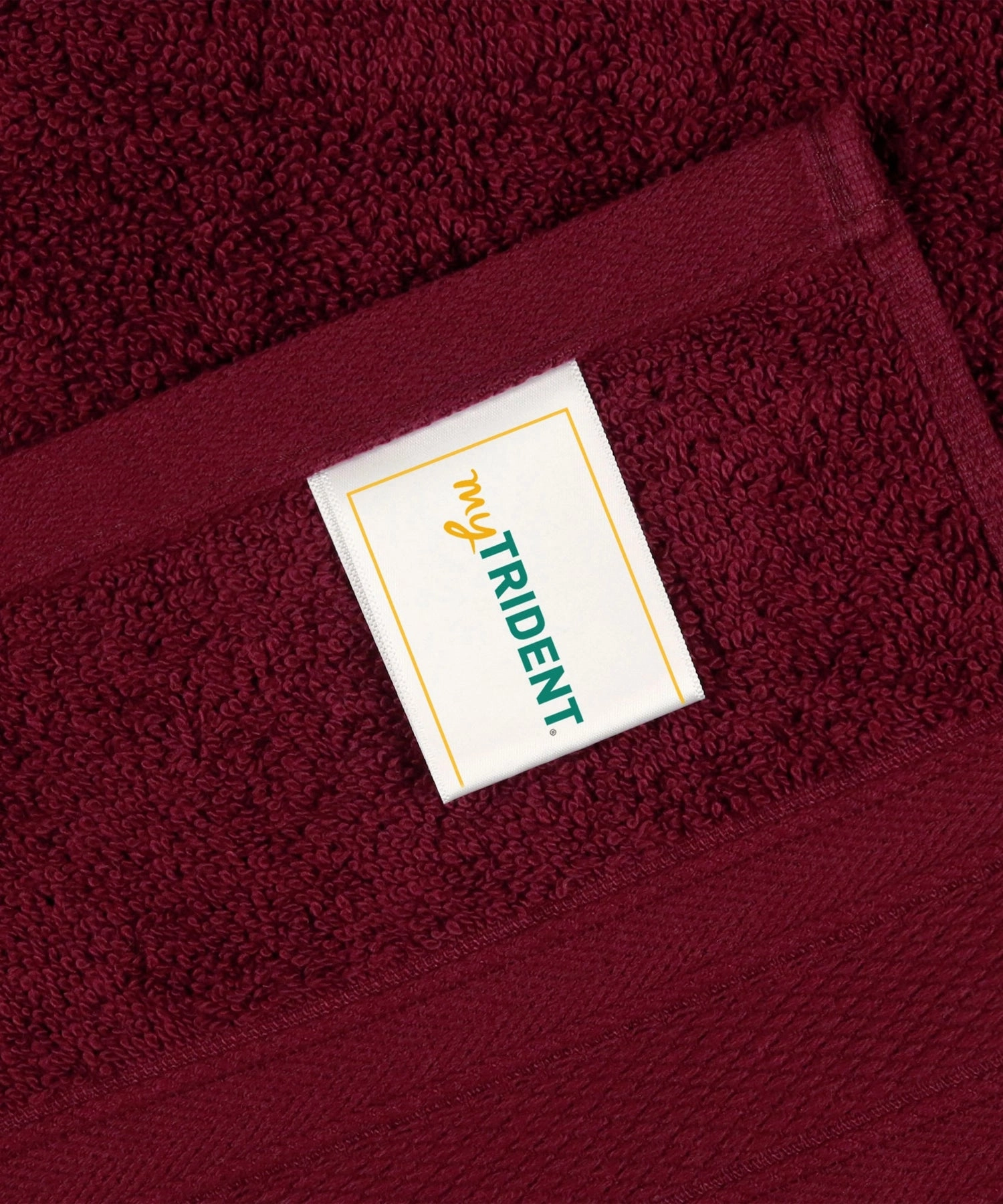 Soft Comfort Red Wine Air Rich Technology Bath Towel, 100% Cotton, 509 GSM, Red Wine