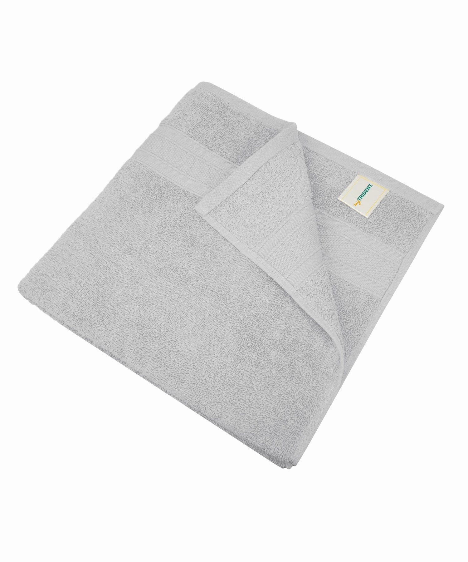 Soft Comfort Silver Air Rich Technology 2Pc Bath Towel, 100% Cotton, 509 GSM, Grey