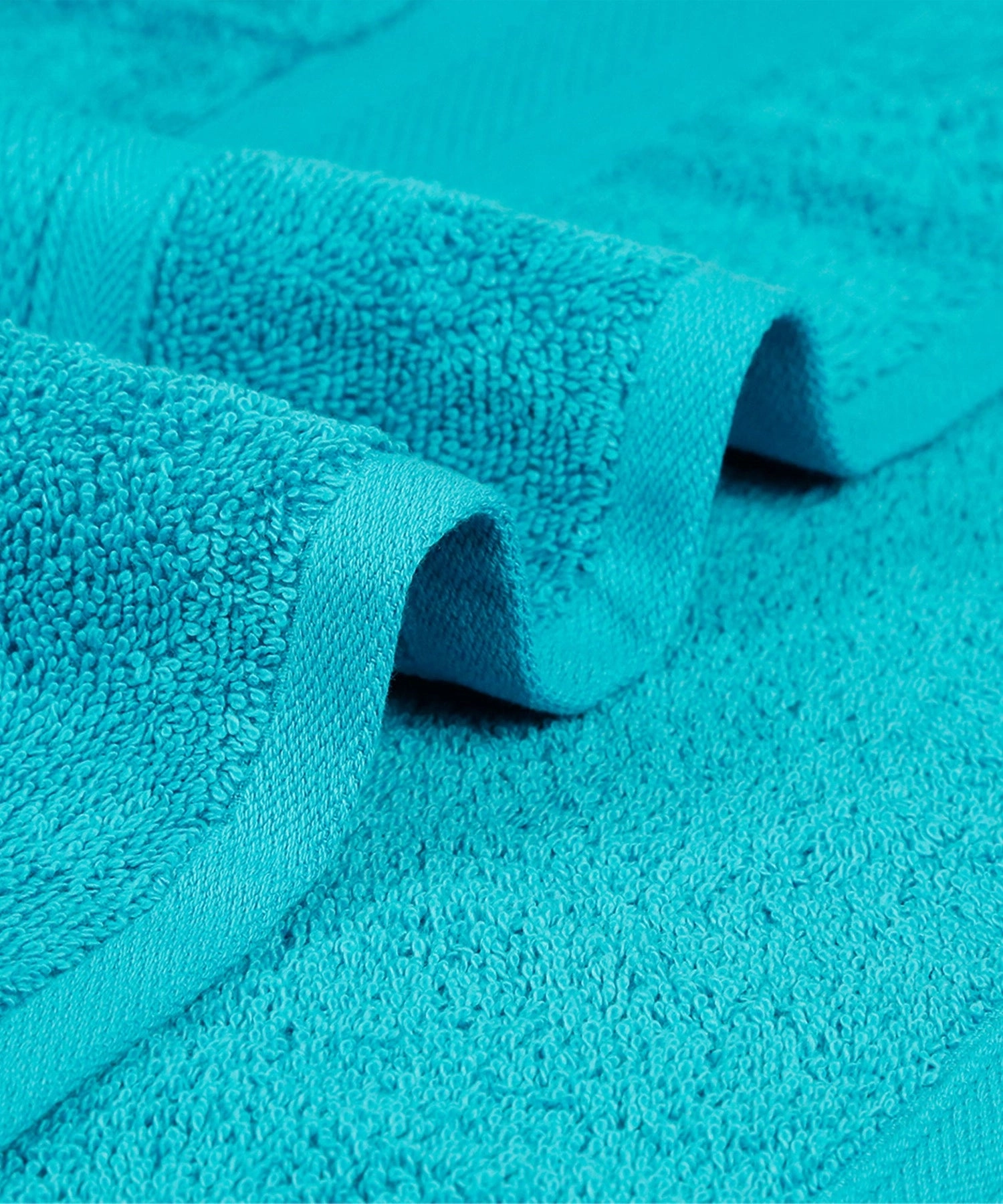 Soft Comfort Teal Air Rich Technology Bath Towel, 100% Cotton, 509 GSM, Blue