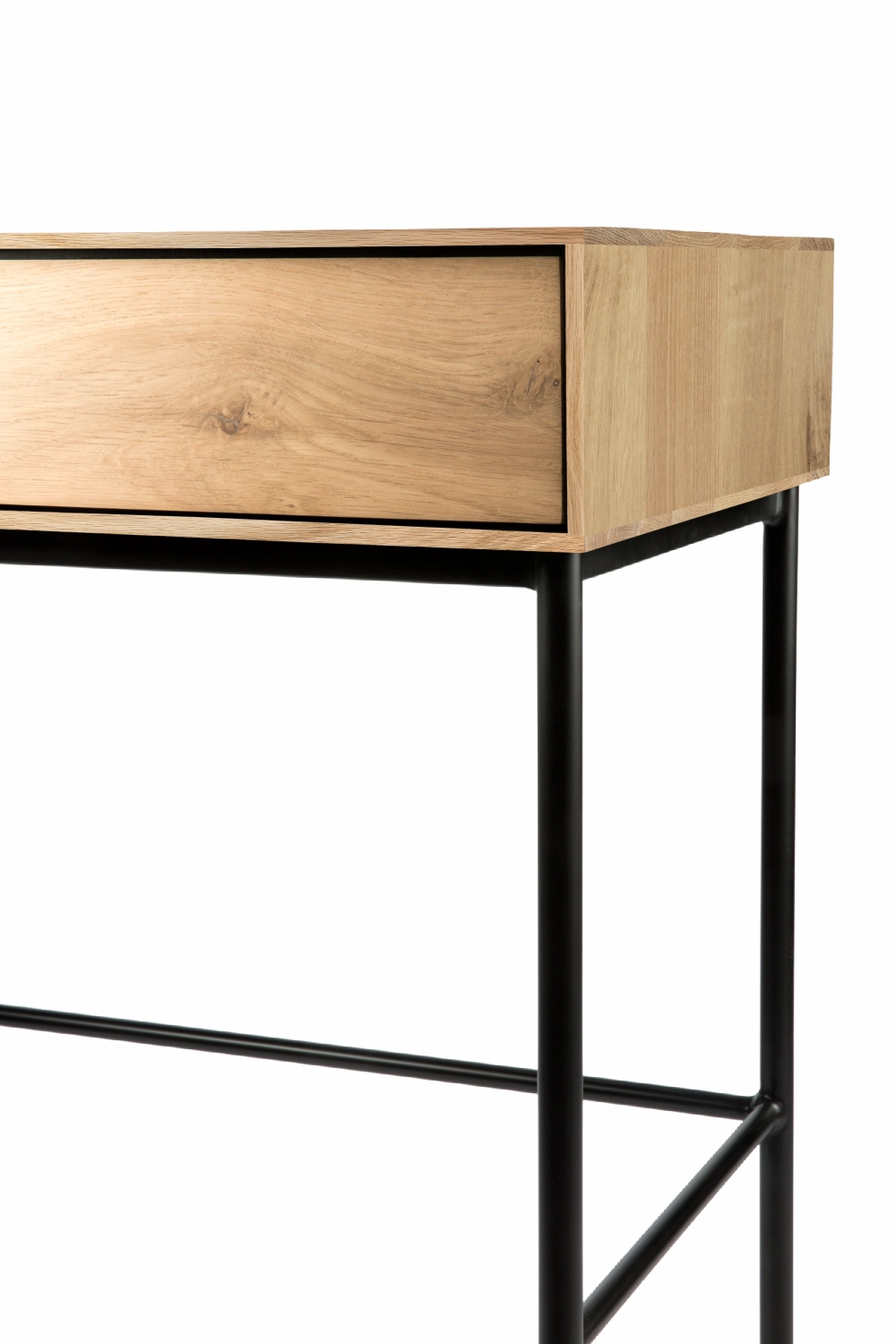 Solid Oak 2-Drawer Desk | Ethnicraft Blackbird