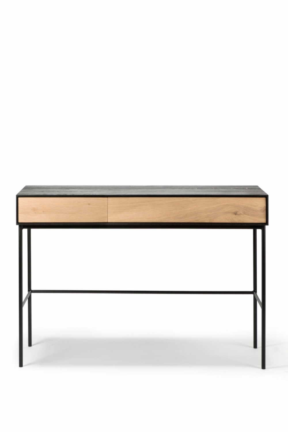 Solid Oak 2-Drawer Desk | Ethnicraft Blackbird desk,home desk,workstation