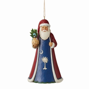 South Carolina Santa Ornament figurines,decorative figurines,home accents