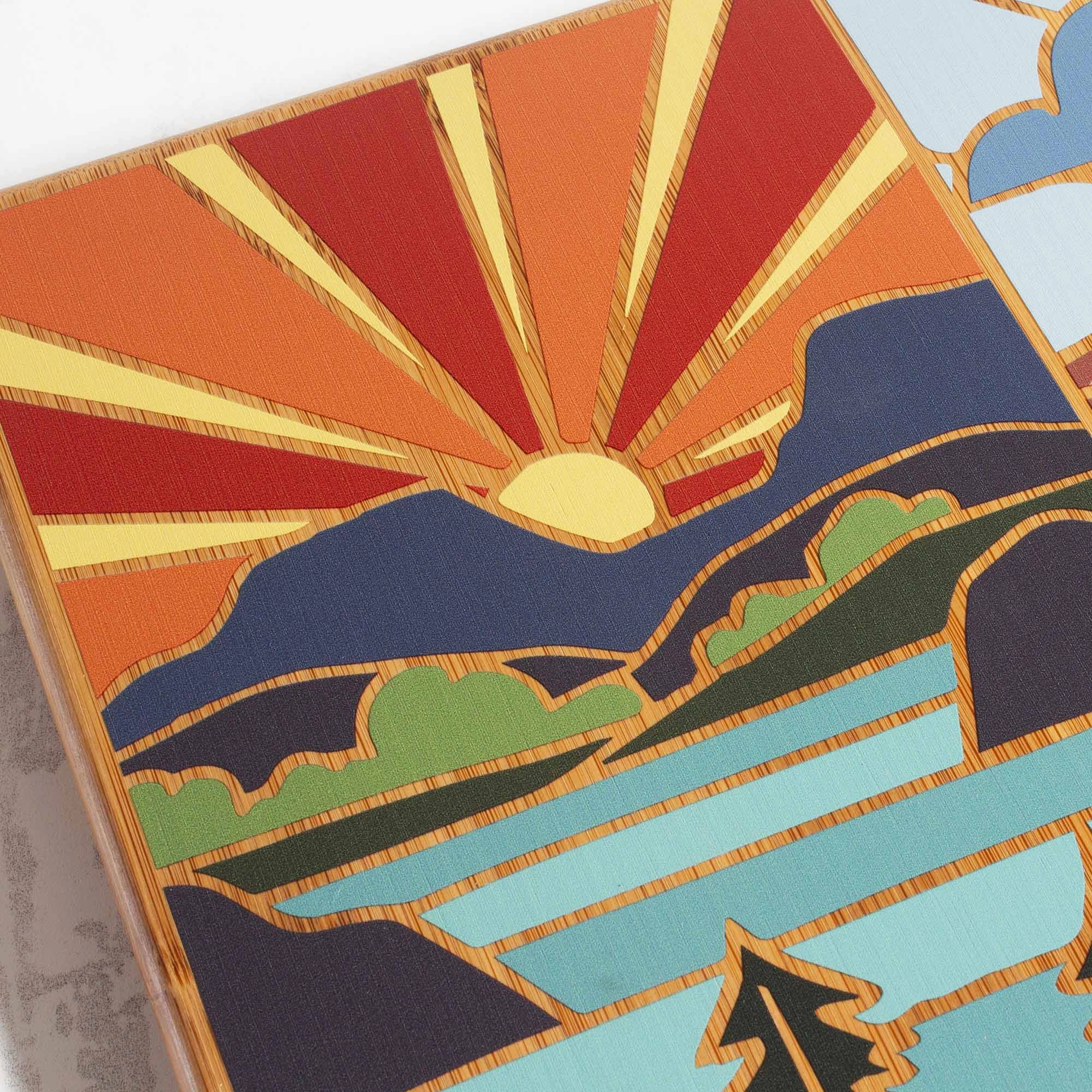 South Dakota Cutting Board with Artwork by Summer Stokes