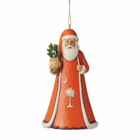 SouthCarolina Orange Santa Orn figurines,decorative figurines,home accents