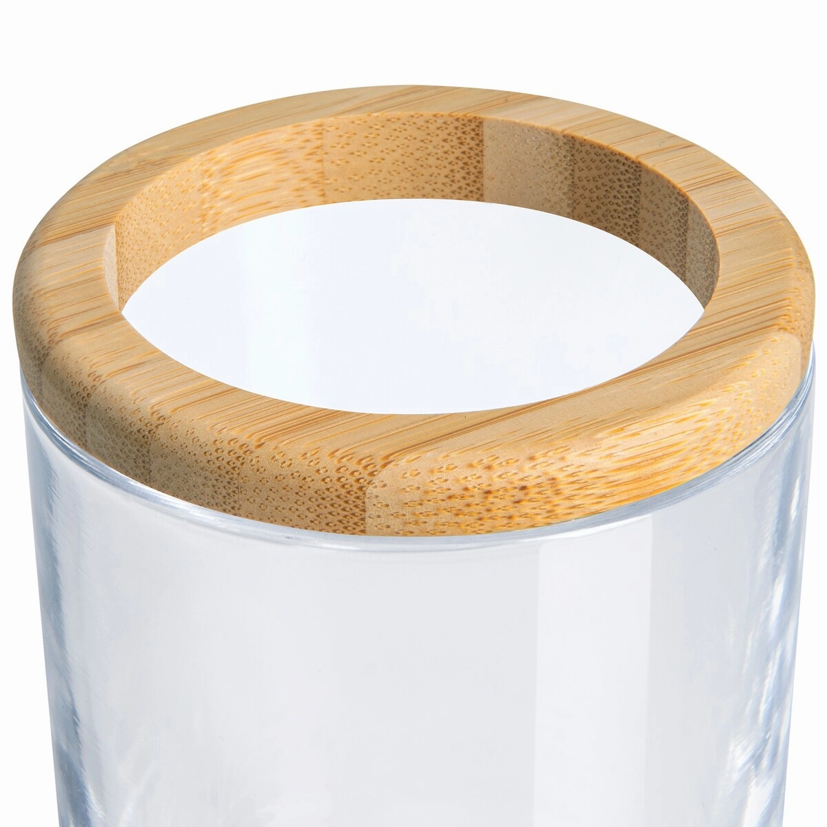 Spa Glass Toothbrush Holder - Clear - Toothbrush Holder