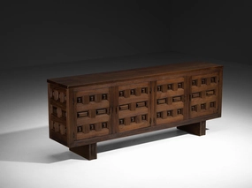 Spanish Sideboard in Stained Pine storage cabinet,organizer,furniture storage