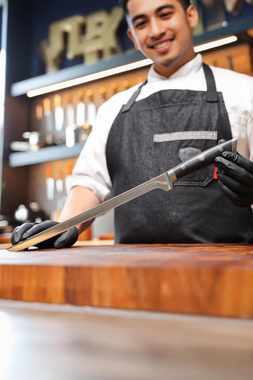 Spanish Style Meat & Ham Slicer 12" | Gladiator Series | NSF Certified | Dalstrong 