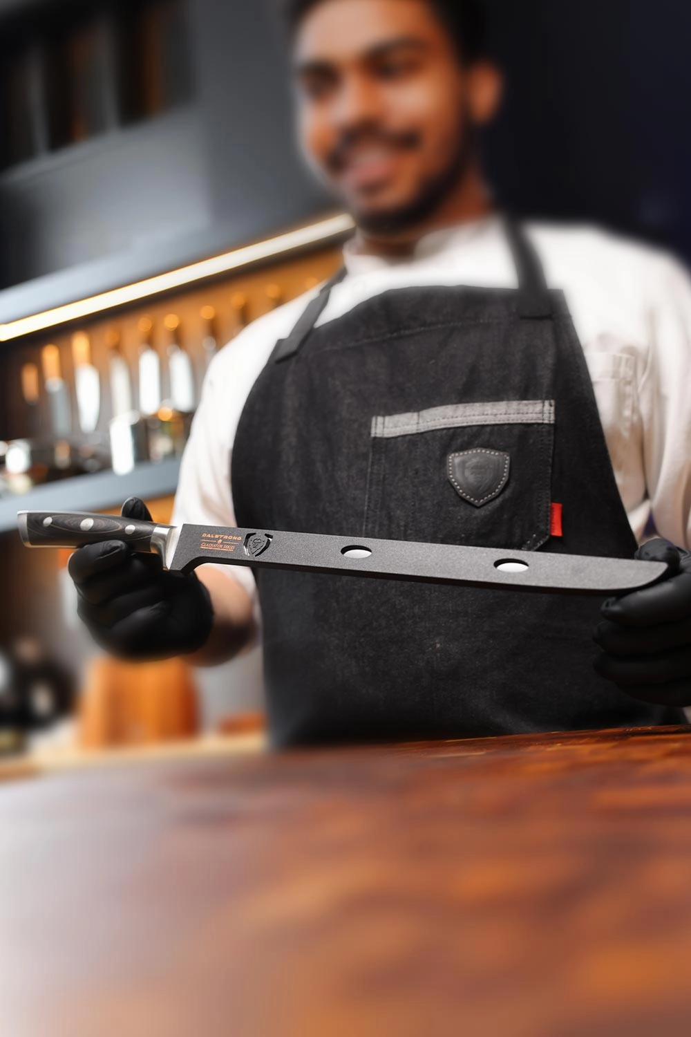 Spanish Style Meat & Ham Slicer 12" | Gladiator Series | NSF Certified | Dalstrong 