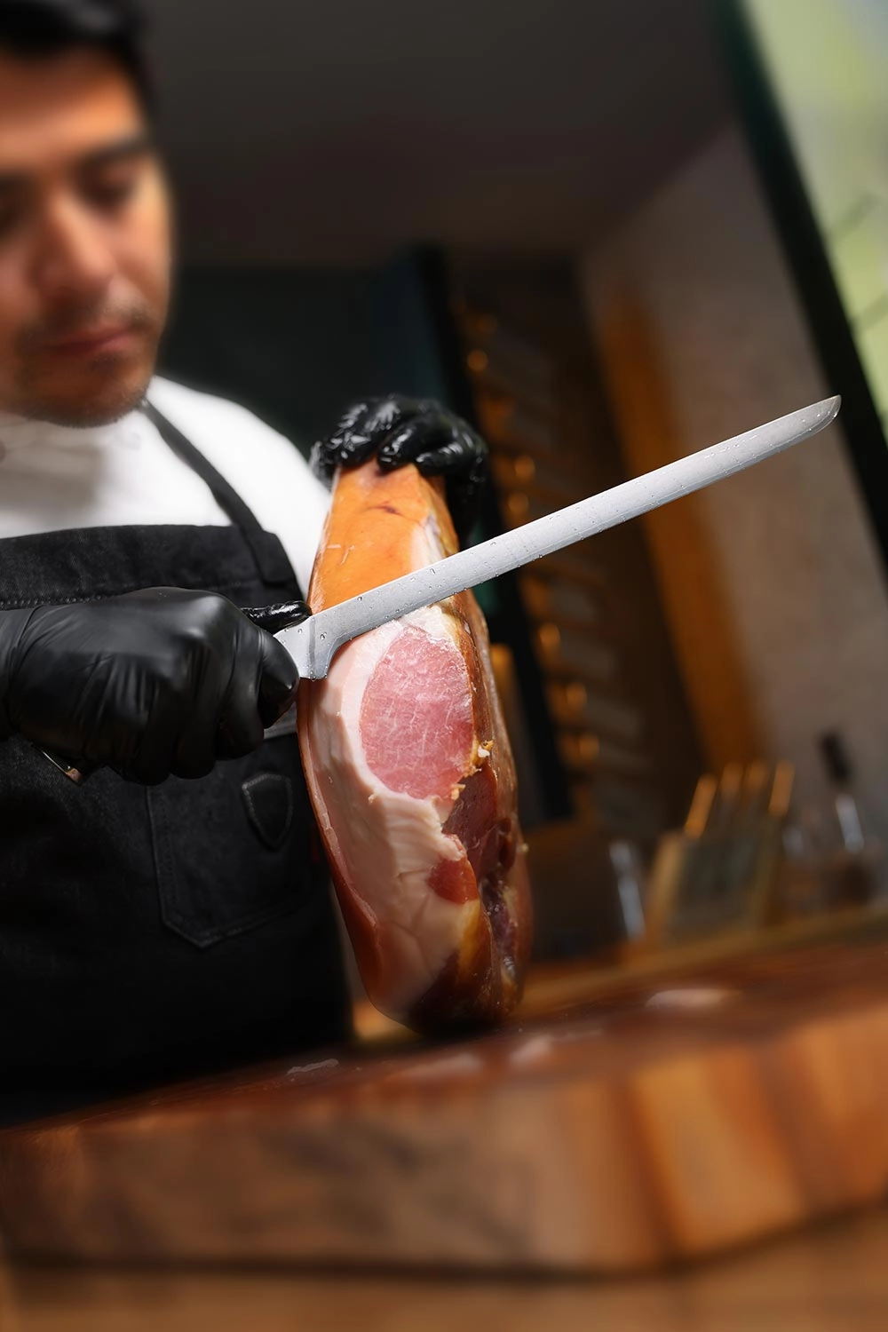 Spanish Style Meat & Ham Slicer 12" | Gladiator Series | NSF Certified | Dalstrong 