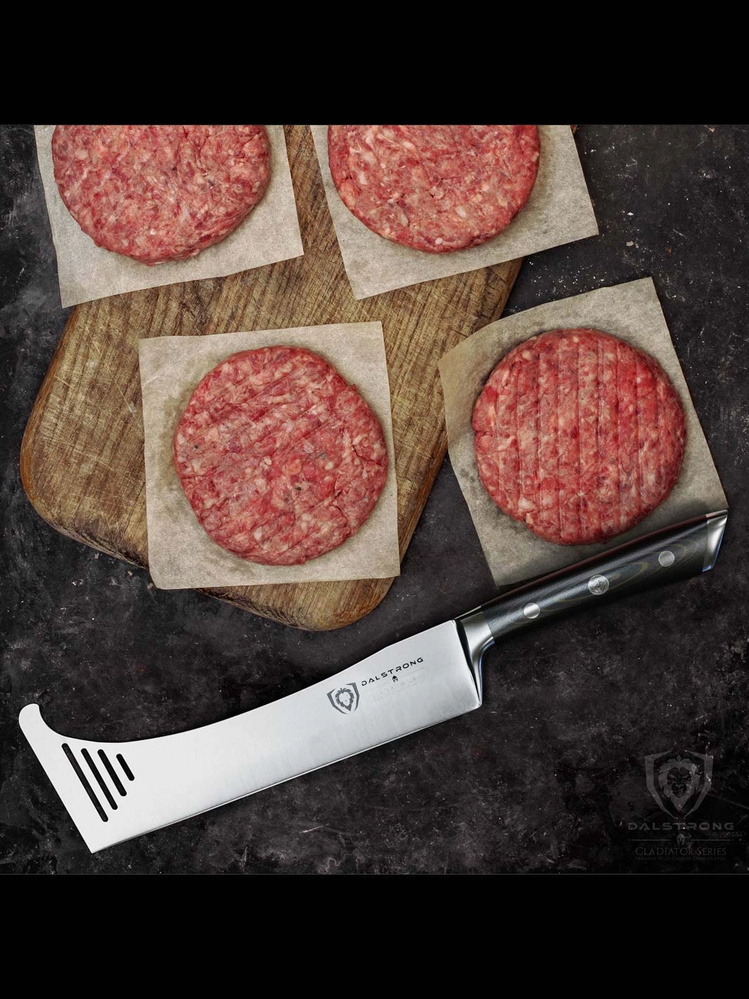 Spatula Knife Hybrid Utensil 8" | Gladiator Series | NSF Certified | Dalstrong 