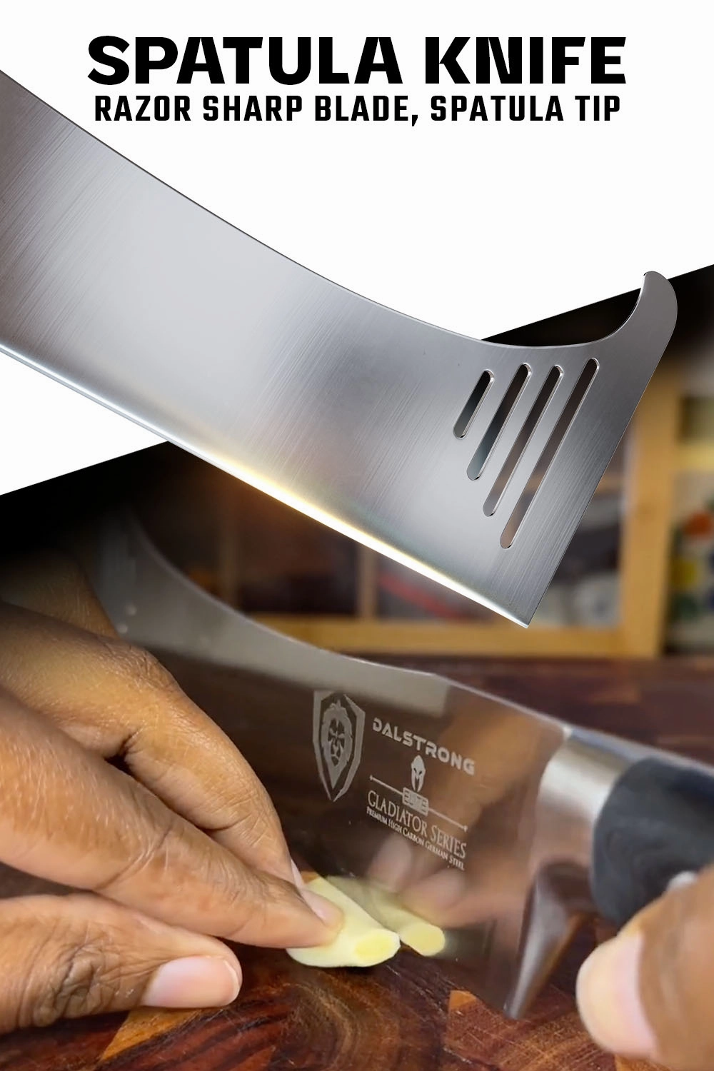 Spatula Knife Hybrid Utensil 8" | Gladiator Series | NSF Certified | Dalstrong 