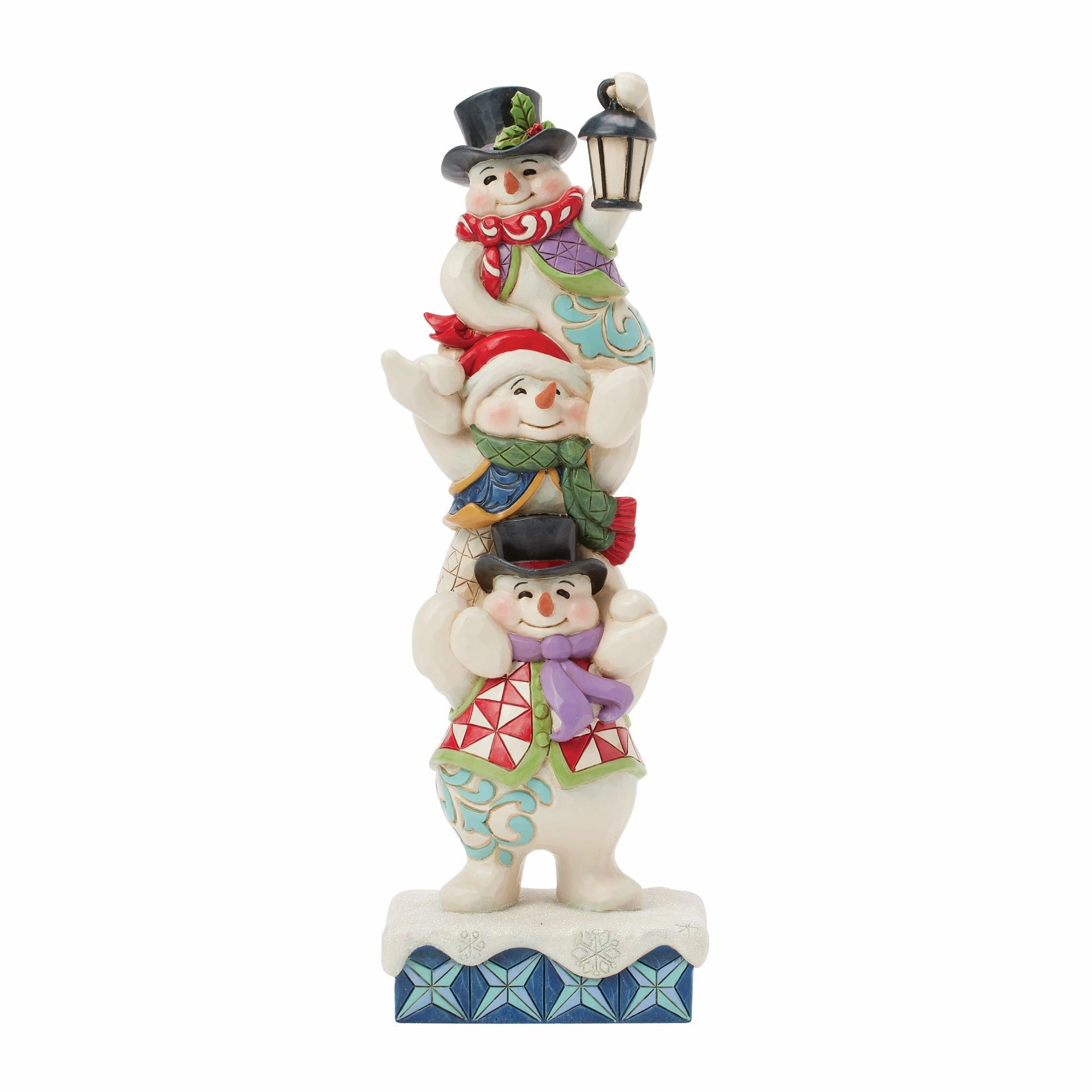 Stacked Snowmen Figurine figurines,decorative figurines,home accents