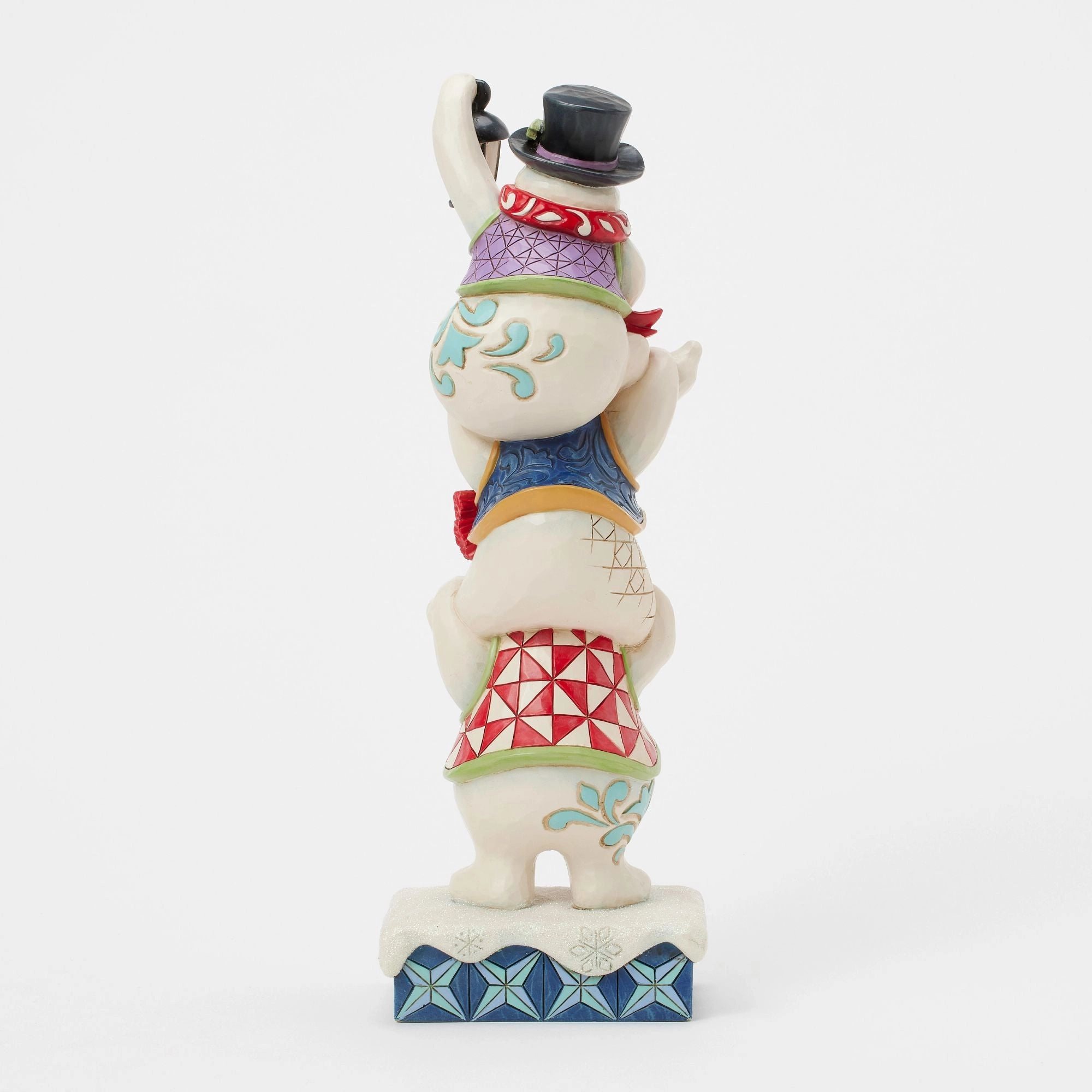 Stacked Snowmen Figurine