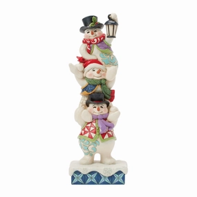 Stacked Snowmen Figurine figurines,decorative figurines,home accents