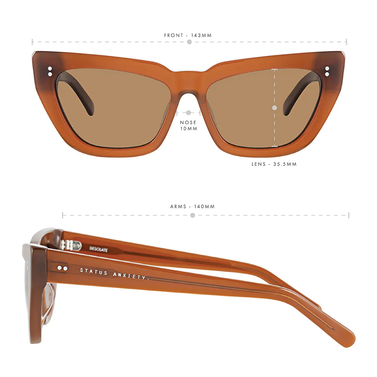 Status Anxiety Desolate Brown Sunglasses_Status-Anxiety