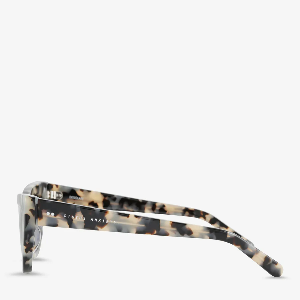 Status Anxiety Desolate White Tort Sunglasses_Status-Anxiety