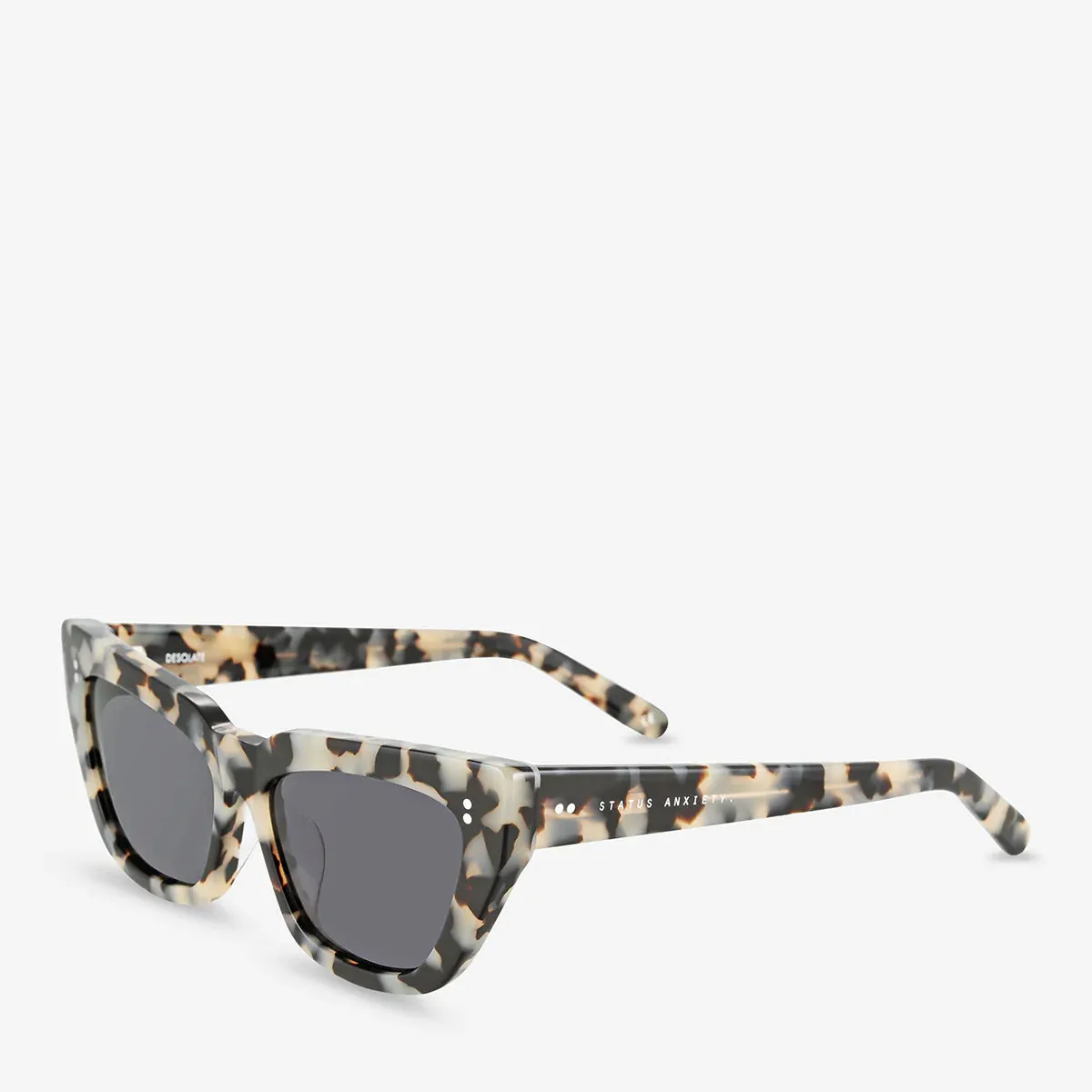 Status Anxiety Desolate White Tort Sunglasses_Status-Anxiety