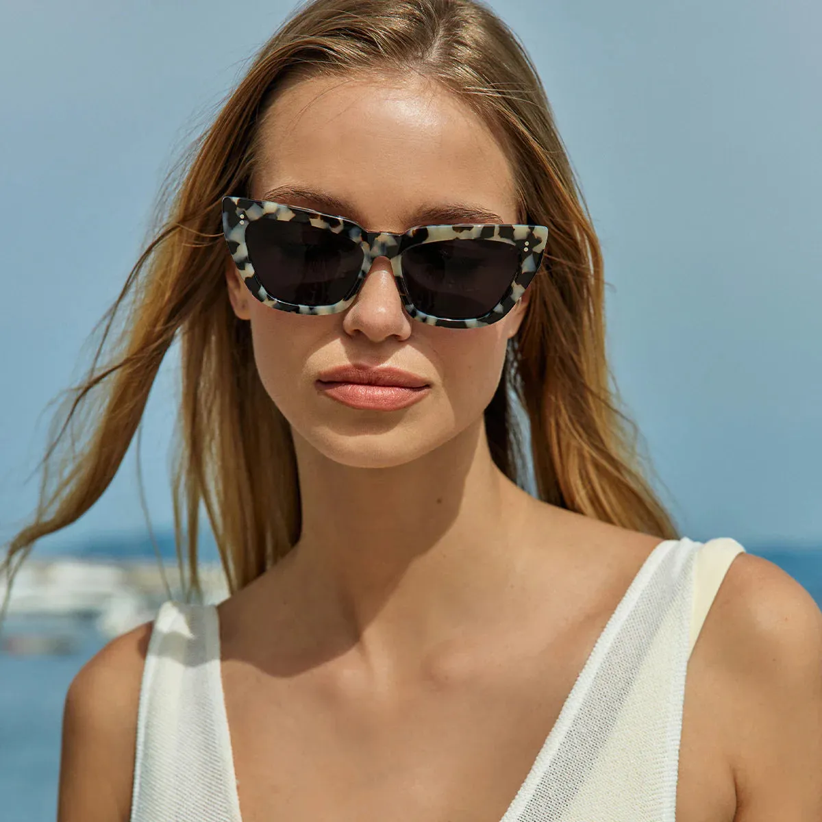 Status Anxiety Desolate White Tort Sunglasses_Status-Anxiety