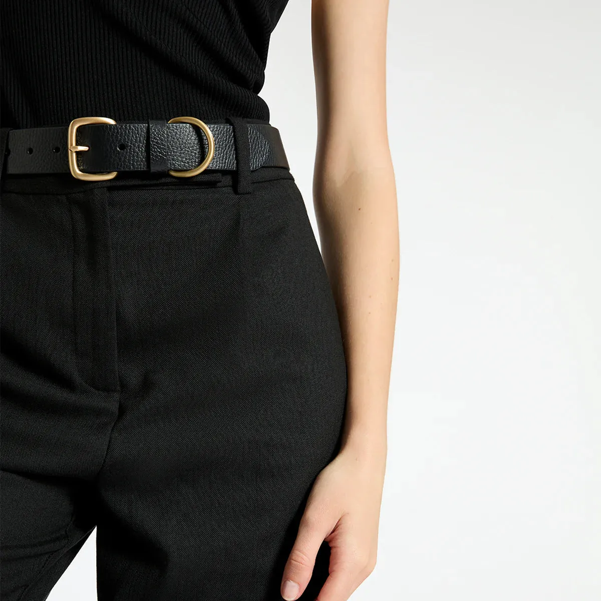 Status Anxiety Disarm Black/Gold Belt Belts_Status-Anxiety