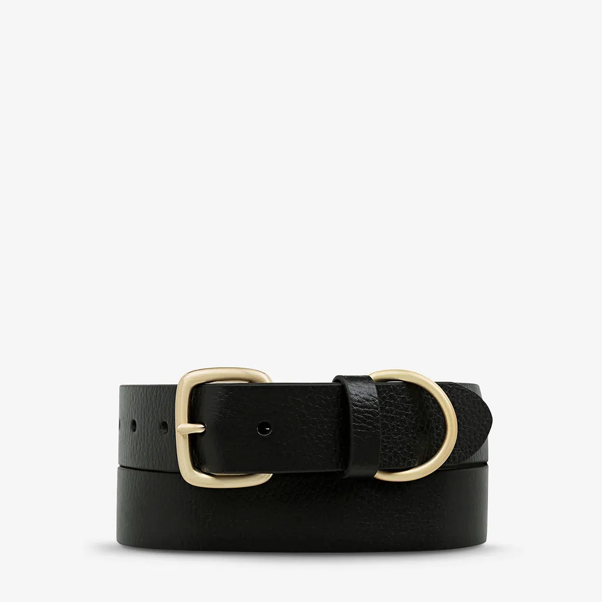 Status Anxiety Disarm Black/Gold Belt Belts_Status-Anxiety