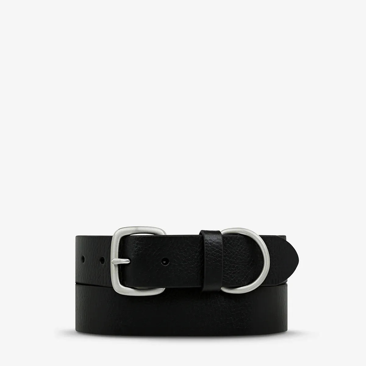 Status Anxiety Disarm Black/Silver Belt Belts_Status-Anxiety