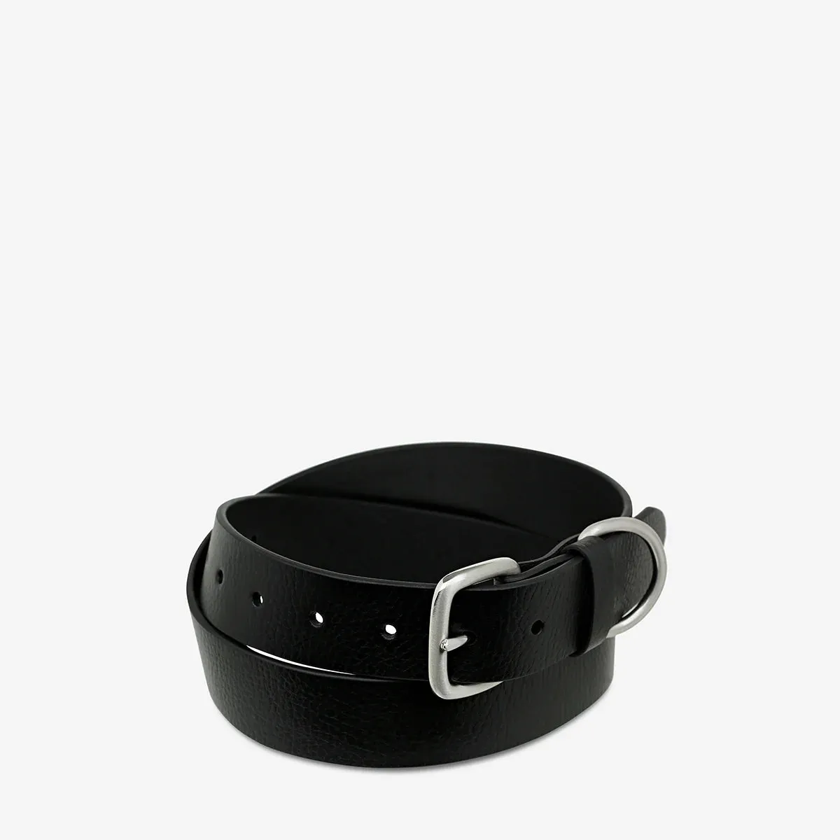 Status Anxiety Disarm Black/Silver Belt Belts_Status-Anxiety