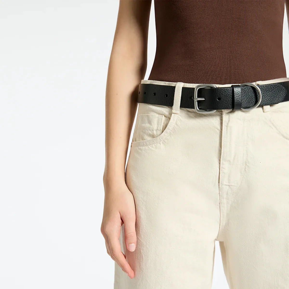 Status Anxiety Disarm Black/Silver Belt Belts_Status-Anxiety