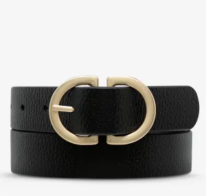 Status Anxiety In Reverse Belt  BLK/GOLD Belts_Status-Anxiety