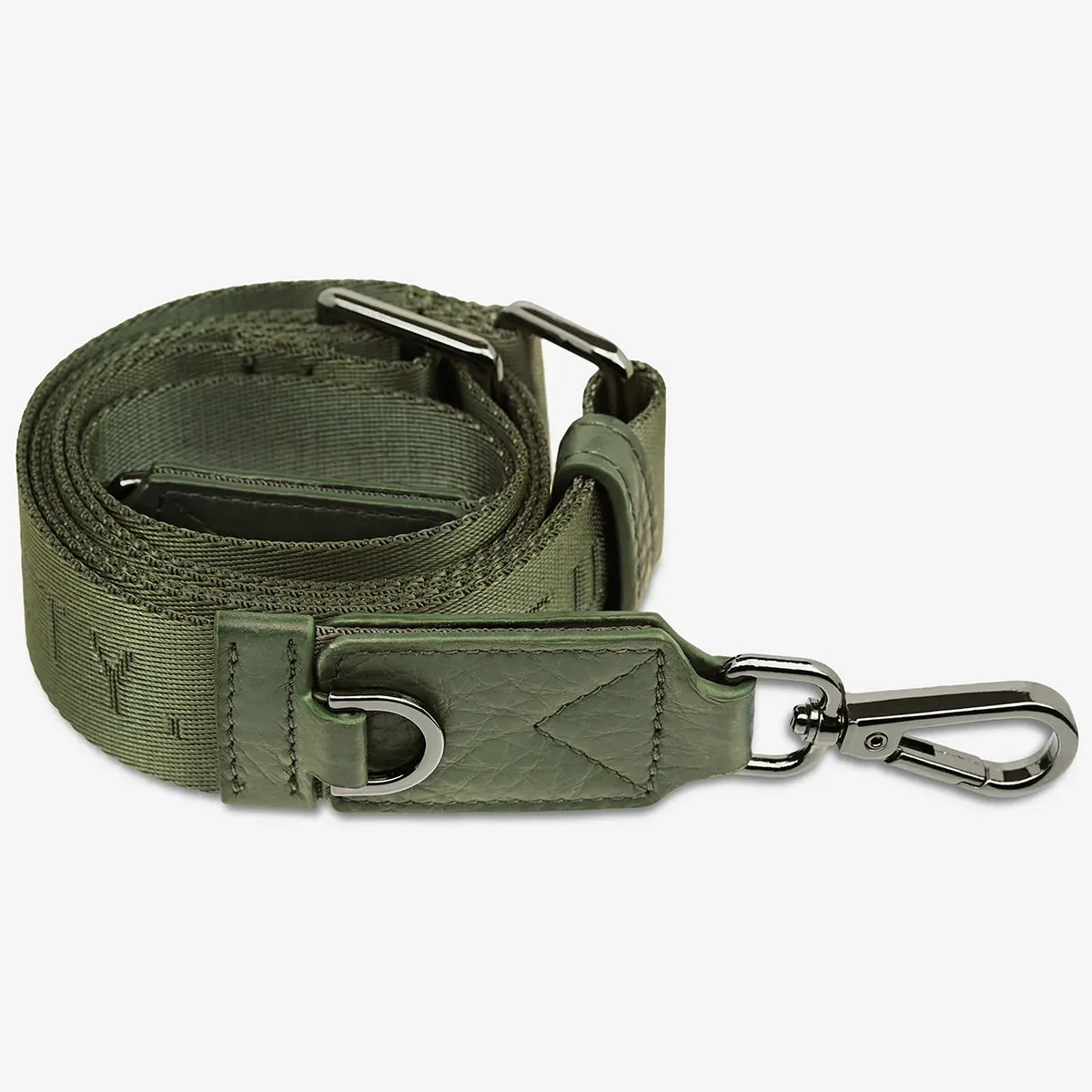 Status Anxiety Lucky Escape Khaki Webbed Strap THIN ACCESSORIES_Status-Anxiety