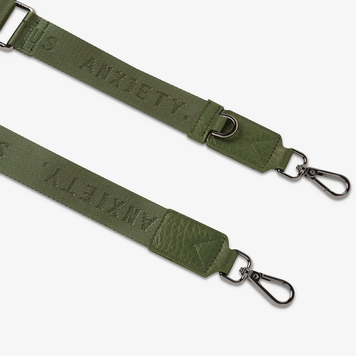 Status Anxiety Lucky Escape Khaki Webbed Strap THIN ACCESSORIES_Status-Anxiety