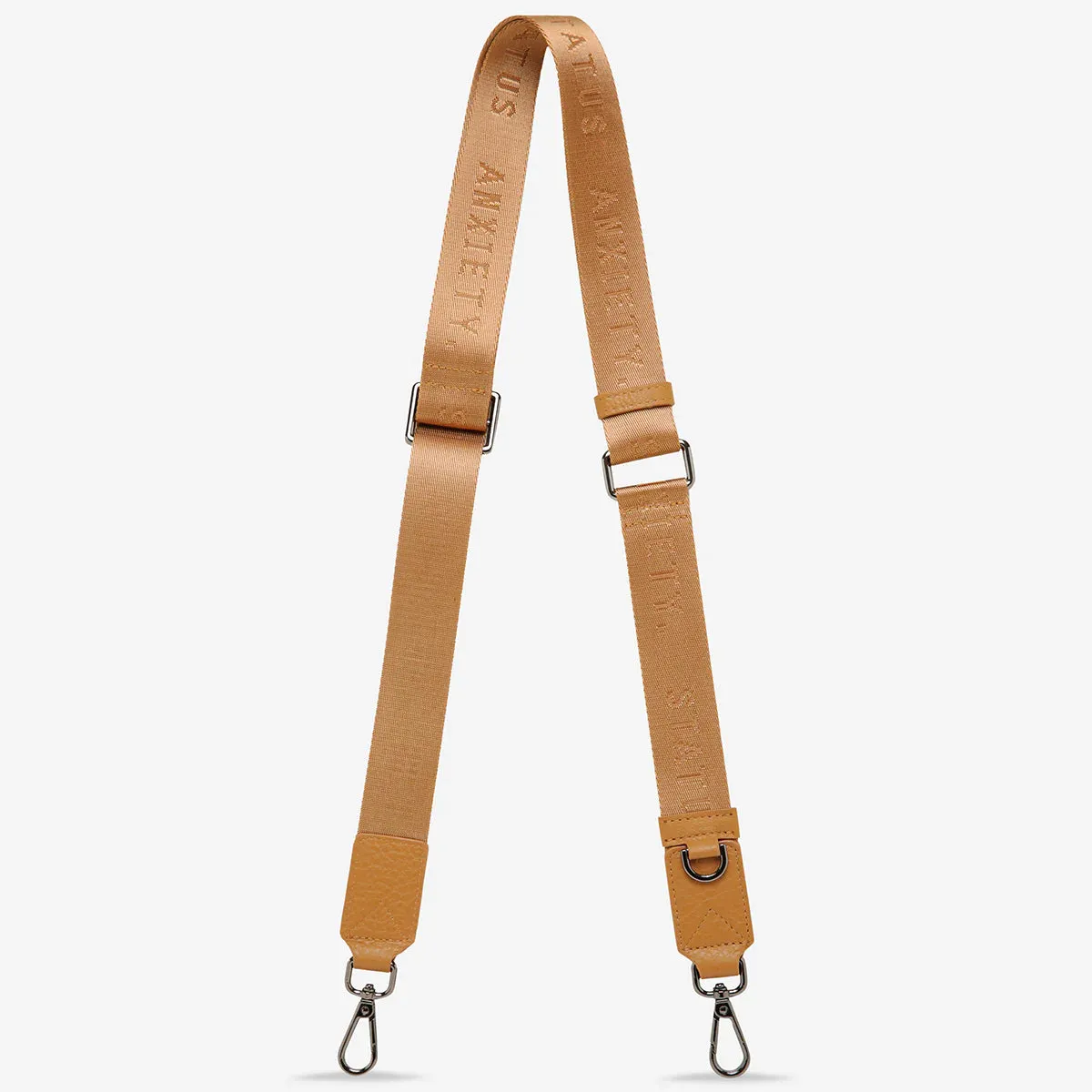 Status Anxiety Lucky Escape Tan Webbed Strap THIN ACCESSORIES_Status-Anxiety