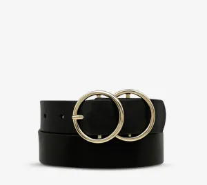 Status Anxiety Mislaid Black/Gold Belts_Status-Anxiety