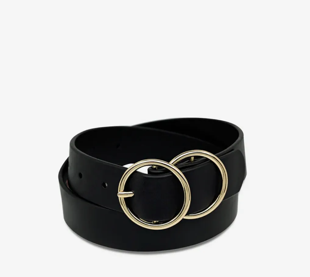 Status Anxiety Mislaid Black/Gold Belts_Status-Anxiety