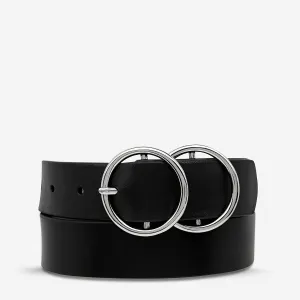 Status Anxiety Mislaid Black/Silver Belts_Status-Anxiety