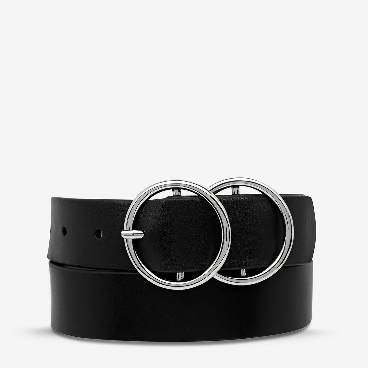 Status Anxiety Mislaid Black/Silver Belts_Status-Anxiety