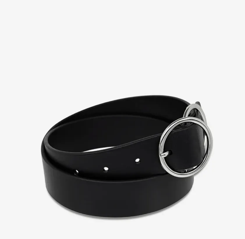 Status Anxiety Mislaid Black/Silver Belts_Status-Anxiety