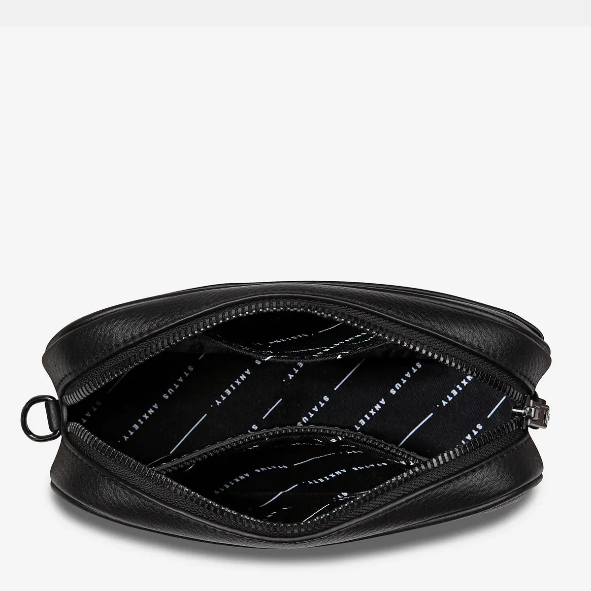 Status Anxiety Plunder with Webbed Strap Black Bag_Status-Anxiety
