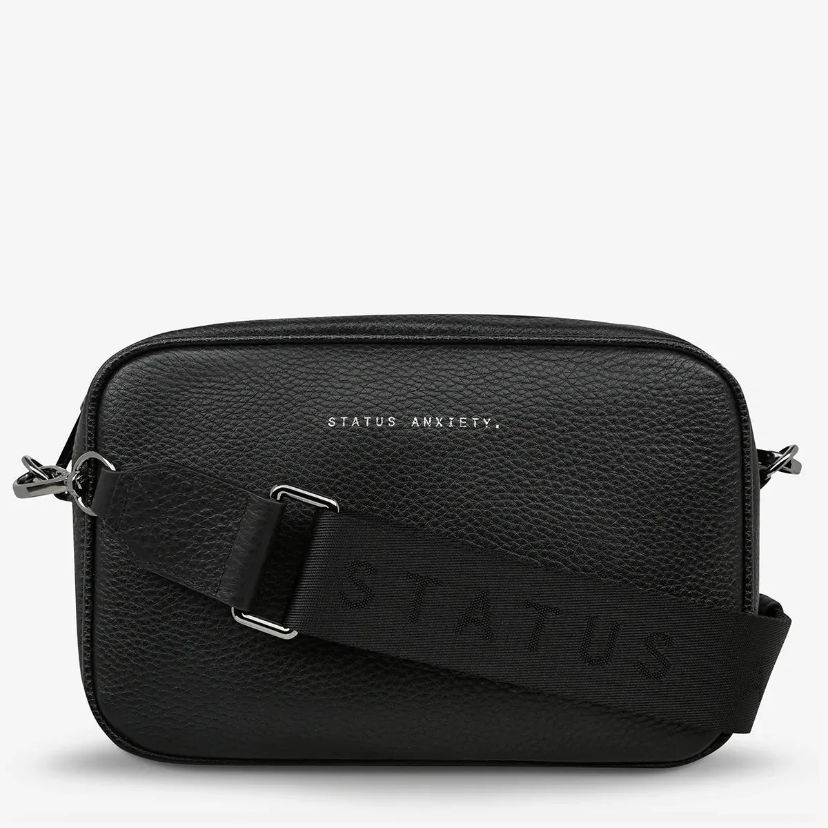 Status Anxiety Plunder with Webbed Strap Black Bag_Status-Anxiety