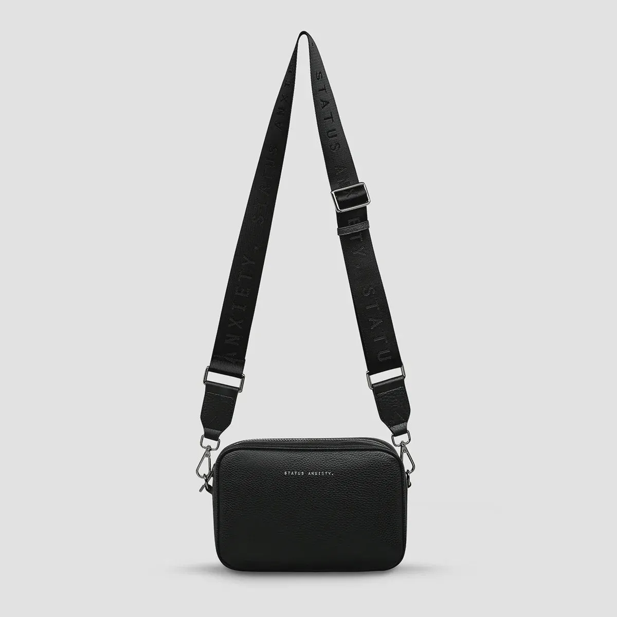 Status Anxiety Plunder with Webbed Strap Black Bag_Status-Anxiety
