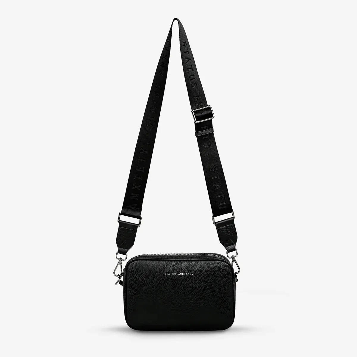 Status Anxiety Plunder with Webbed Strap Black Bag_Status-Anxiety