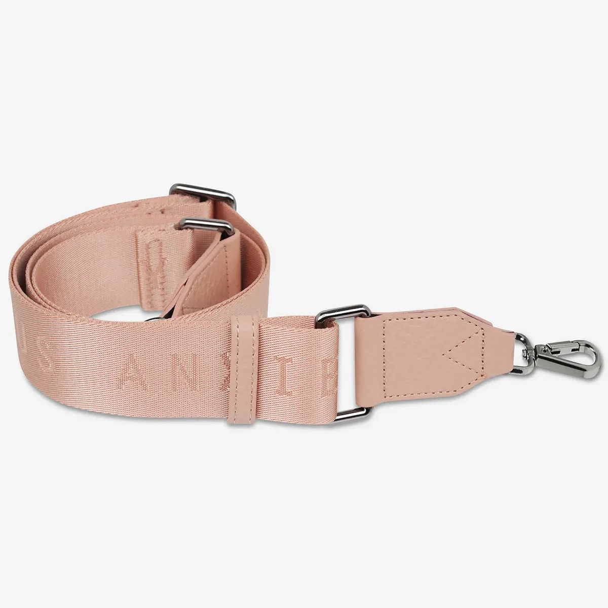 Status Anxiety Without You Webbed Bag Strap Dusty Pink ACCESSORIES_Status-Anxiety
